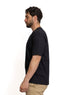 Black Over Size Round T-Shirt - Khotwh